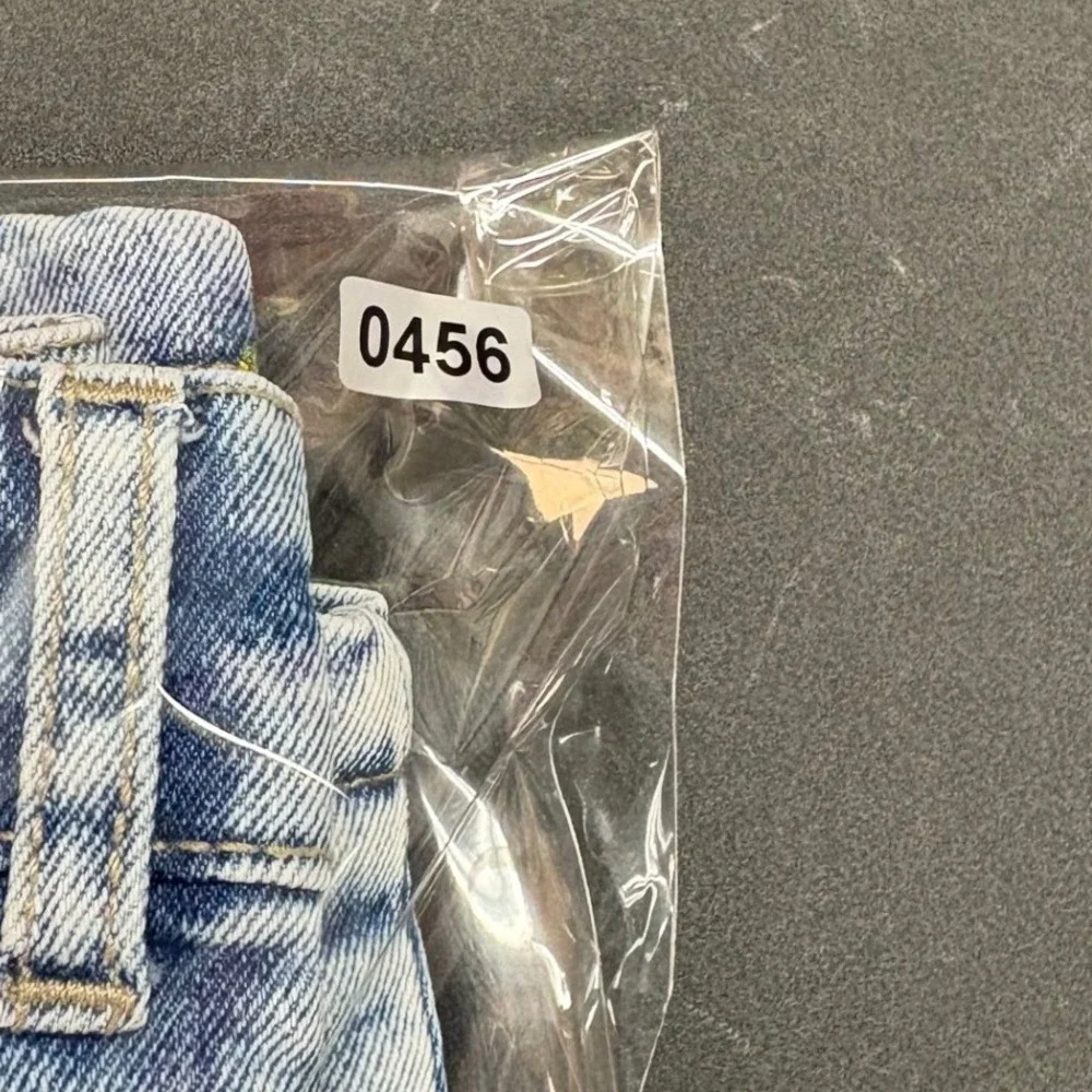 Mens‎ GS 115 Painted Light Wash Jean Shorts Skater Streetwear Hiphop Sz 32 READ